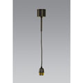 SUSPENSION pavillon/29 Ceiling cup O7 +hook B.BRONZE+cable 2m +E27 to hang shade
