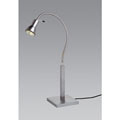 VEGA LAMP/32 TABLE LAMP Hmax 66CM HI-SPOT 230V + flex BRUSH.CHROME