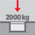 Static load resistance 2000kg