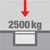 Static load resistance 2500kg