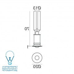 чертеж 86736 i-LED Aspho сталь встраиваемый светильник
