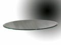 OVAL GLASS OF 180X90 CMS. 12 MM.