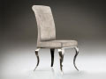 BARROQUE CHAIR, STEEL AND GREY