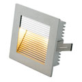 112772 FLAT FRAME, CURVE светильник встраиваемый для лампы QT9 G4 20Вт макс., серебристый/ алюминий