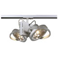143522 1PHASE-TRACK, TEC 2 QRB111 светильник с ЭПН для 2-х ламп QRB111 по 50Вт макс., серебристый