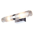 151282 MIBO WALL UP-DOWN светильник настенный IP21 для 2-x ламп G9 по 25Вт, хром / стекло частично матовое