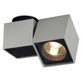 151524 ALTRA DICE SPOT 1 светильник накладной для лампы GU10 50Вт макс., серебристый / черный