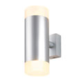 151901 ASTINA UP-DOWN светильник настенный для 2-х ламп GU10 по 50Вт макс., серебристый / стекло матовое