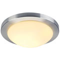 155236 MELAN светильник накладной для лампы E27 60Вт макс., матированный алюминий / матовое стекло