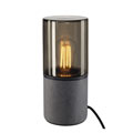 155702 LISENNE TL светильник настольный для лампы E27 23Вт макс., темно-серый базальт/ стекло дымч.