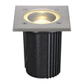 228434 DASAR® EXACT GU10 SQUARE светильник встраиваемый IP67 для лампы GU10 35Вт макс., сталь