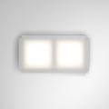 Gradian 1200x600 4000K (2 in linea) cornice bianca настенный светильник Artemide