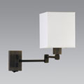 IBRIM/32 + SWITCH WALL LAMP 2 arms BRUSH.CHROME with switch without shade