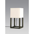 IBSHEK 1/32 TABLE LAMP H34CM BRUSHED CHROME without shade