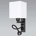 KARY/32 WALL LAMP BRUSH.CHROME +flex LED +switch without shade