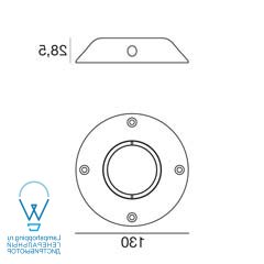 чертеж 87010 i-LED Valtur серый подсветка пути
