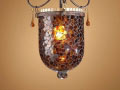 BROWN GOLD SMALL GLASS SHADE