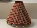 RED LAMPSHADE WITH TASSEL
