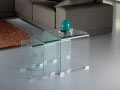 GLASS CLEAR NESTING TABLES