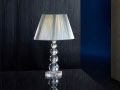 MERCURY LARGE TABLE LAMP, 1L., CLEAR