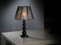 MERCURY LARGE TABLE LAMP, 1L., BLACK