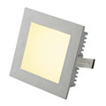 112732 FLAT FRAME, BASIC светильник встраиваемый для лампы QT9 G4 20Вт макс., серебристый