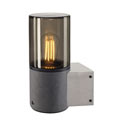 155752 LISENNE WL светильник настенный для лампы E27 23Вт макс., темно-серый базальт/ стекло дымч.