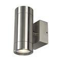 233302 ASTINA STEEL GU10 светильник настенный IP44 для 2х ламп GU10 по 35Вт макс., сталь