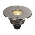 233500 DASAR® LED LV светильник встраиваемый IP67 12-24В= c PowerLED 6Вт, 3000К, 360lm, 40°, сталь
