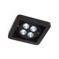 MICW 1222 N Встраиваемый светильник R51 IN LED CW-N black / int: black / ring: black